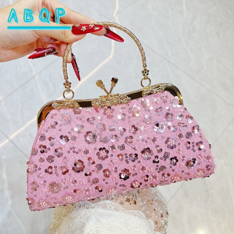 Women Bags In Trend - New Dinner Handbag Sequined Diamond Dinner