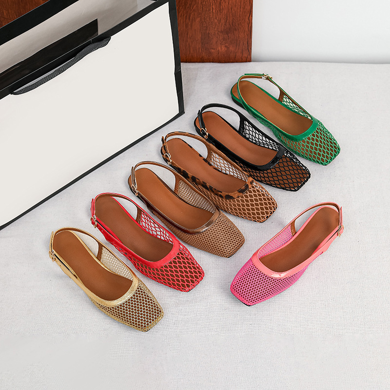 Mesh square head slippers bag  - Women'S Japanese Bags ulasan dan harga