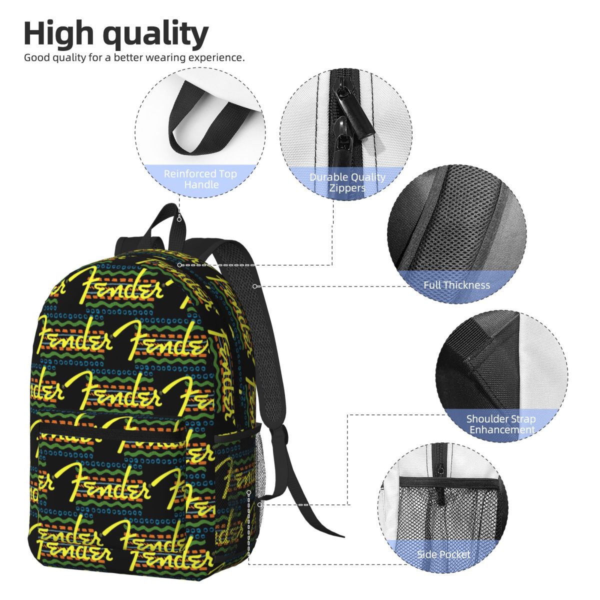 90s Music Company Fender Guita - Women Bags Company ulasan dan harga