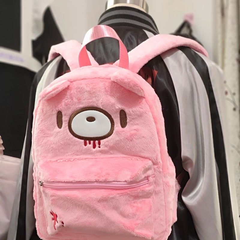 Gloomy Bear Cute Backpack Pink - Women'S Japanese Bags ulasan dan harga