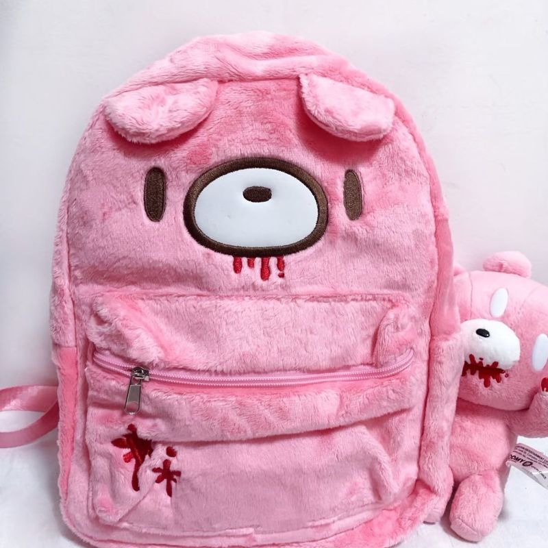 Gloomy Bear Cute Backpack Pink - Women'S Japanese Bags ulasan dan harga