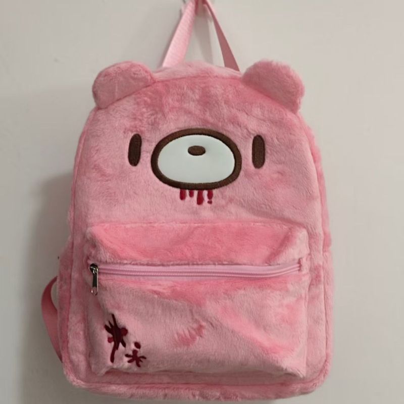 Gloomy Bear Cute Backpack Pink - Women'S Japanese Bags ulasan dan harga