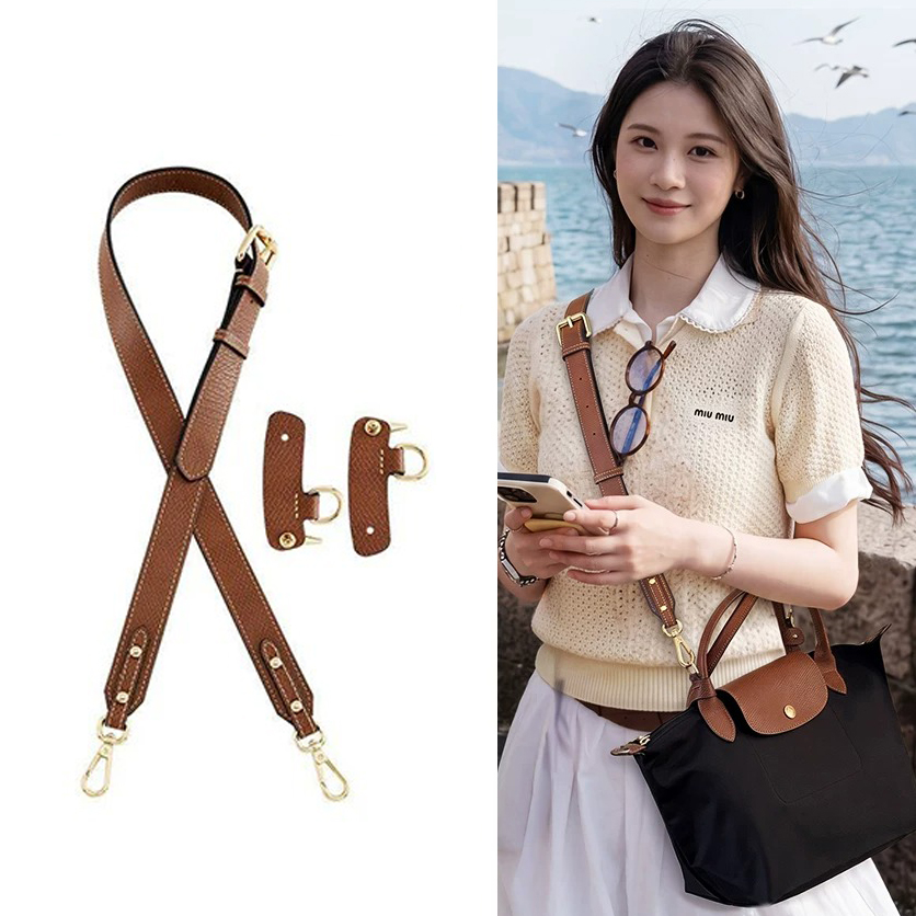 Leather Bag Shoulder Strap for - Women'S Bags Longchamp ulasan dan harga