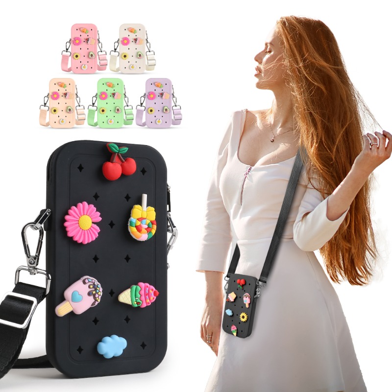 Multifunction Portable Silicon - Phone Bag Crossbody ulasan dan harga