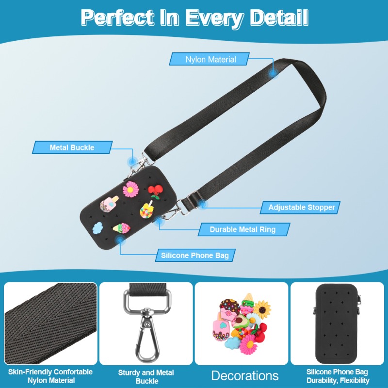 Multifunction Portable Silicon - Phone Bag Crossbody ulasan dan harga